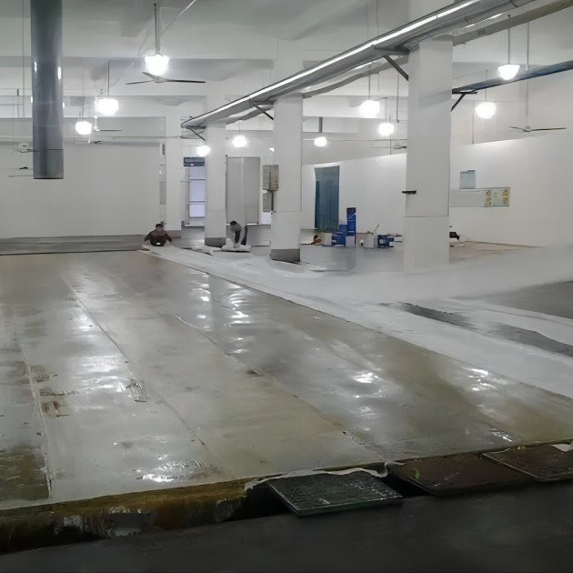 汉中防腐蚀地坪,环氧玻纤地坪，玻纤工业地坪，环氧玻纤布地坪,乙烯基玻纤布地坪产品图3