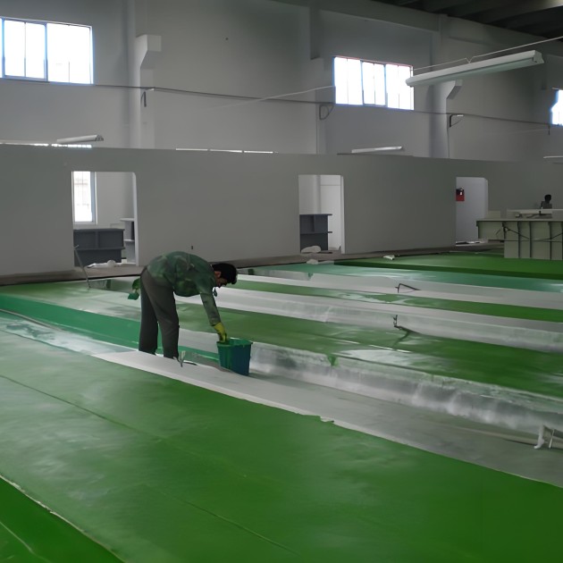 汉中防腐蚀地坪,环氧玻纤地坪，玻纤工业地坪，环氧玻纤布地坪,乙烯基玻纤布地坪产品图1